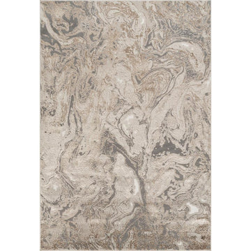 Elysium Astral ELY01 Modern Abstract Distressed Metallic Shimmer Soft Textured Velvet Touch Polyblend Low Profile Short Pile Soft Pale Gold/Taupe/Stone Grey/Ivory/Champagne/Pale Beige Rug-Desire Rugs-Rug Love - The Most Loved Rug Store